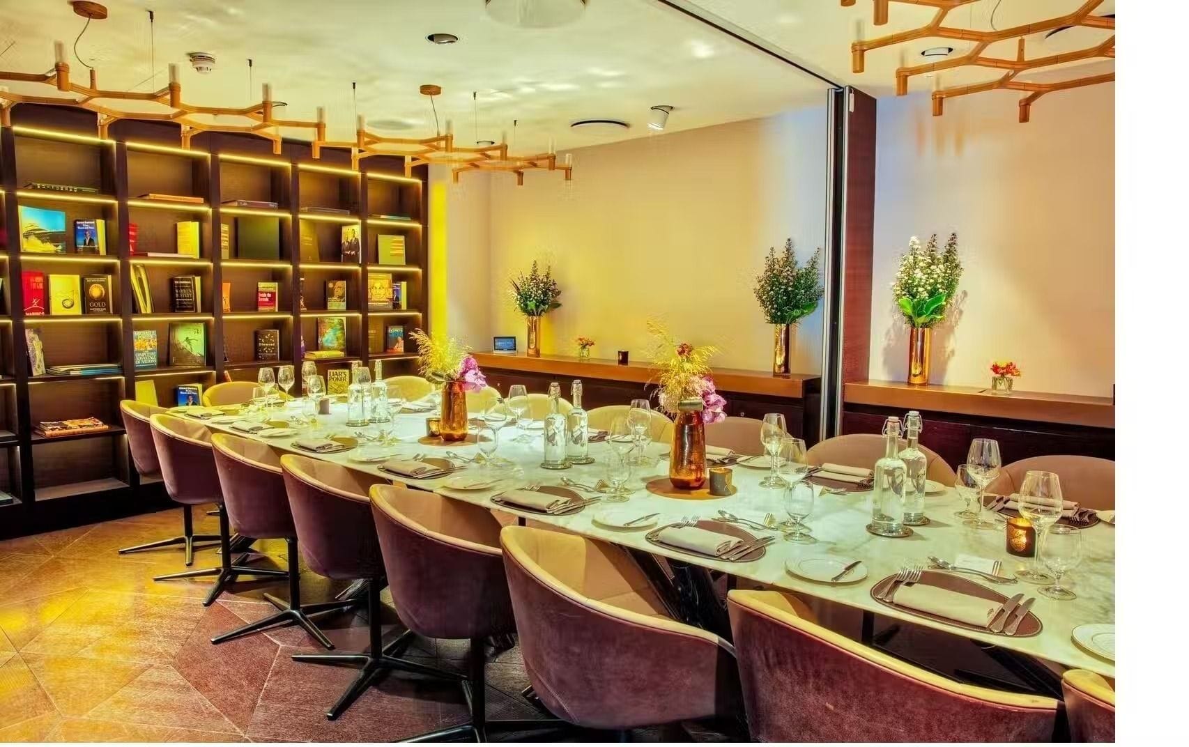 12 hay hill - Library rooms function room for hire London