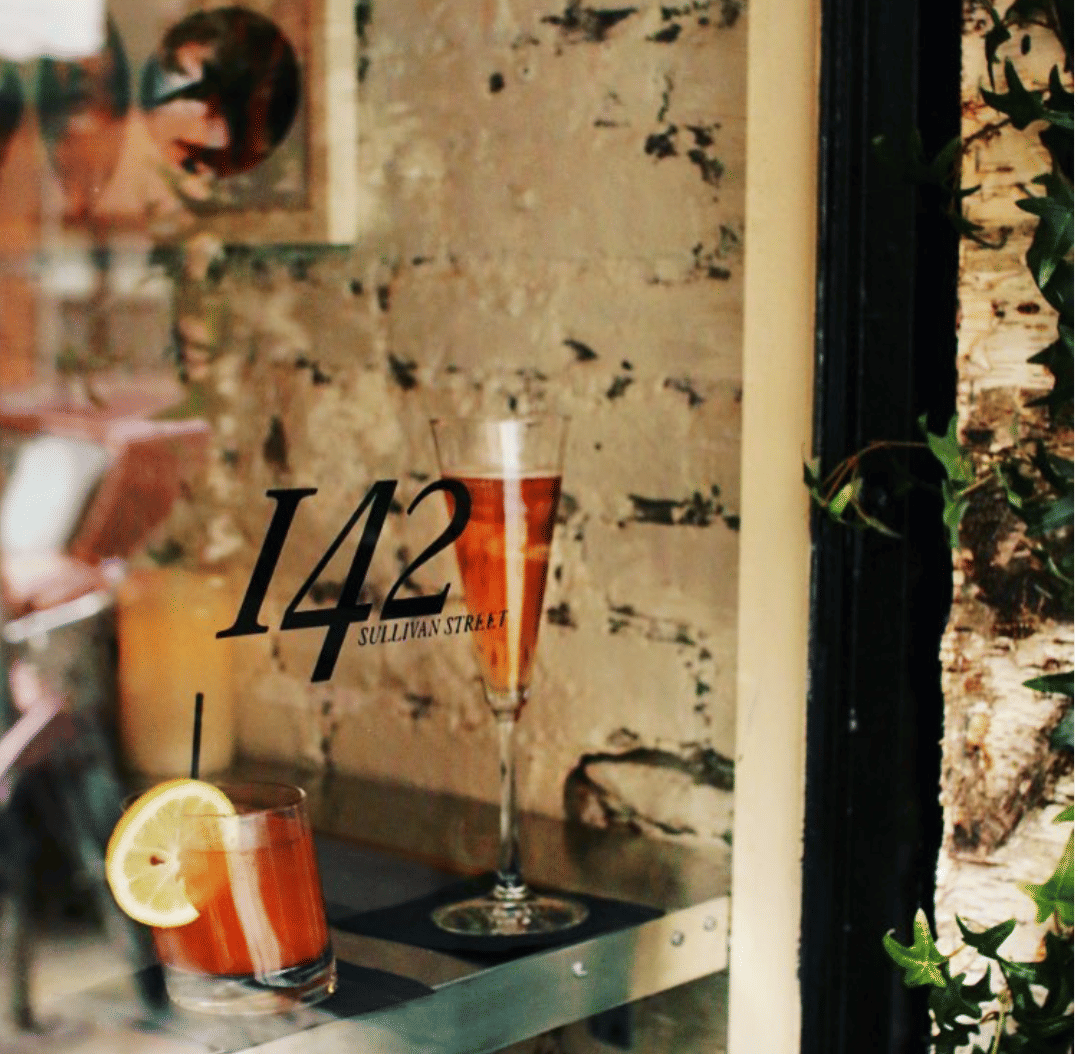 This outdoor SoHo bar sounds like a good idea: 142 Sullivan Bar1
