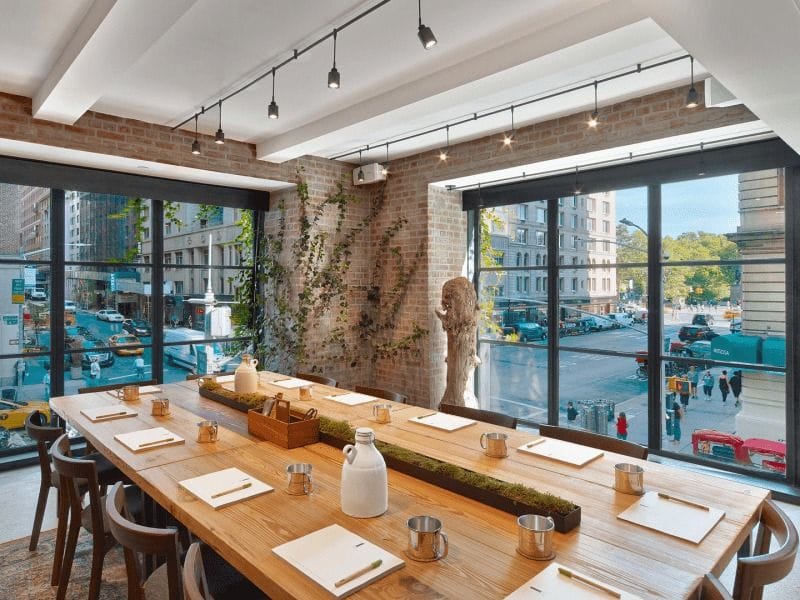 Sustainable meeting spaces overlooking Central Park: 1 Hotel 1