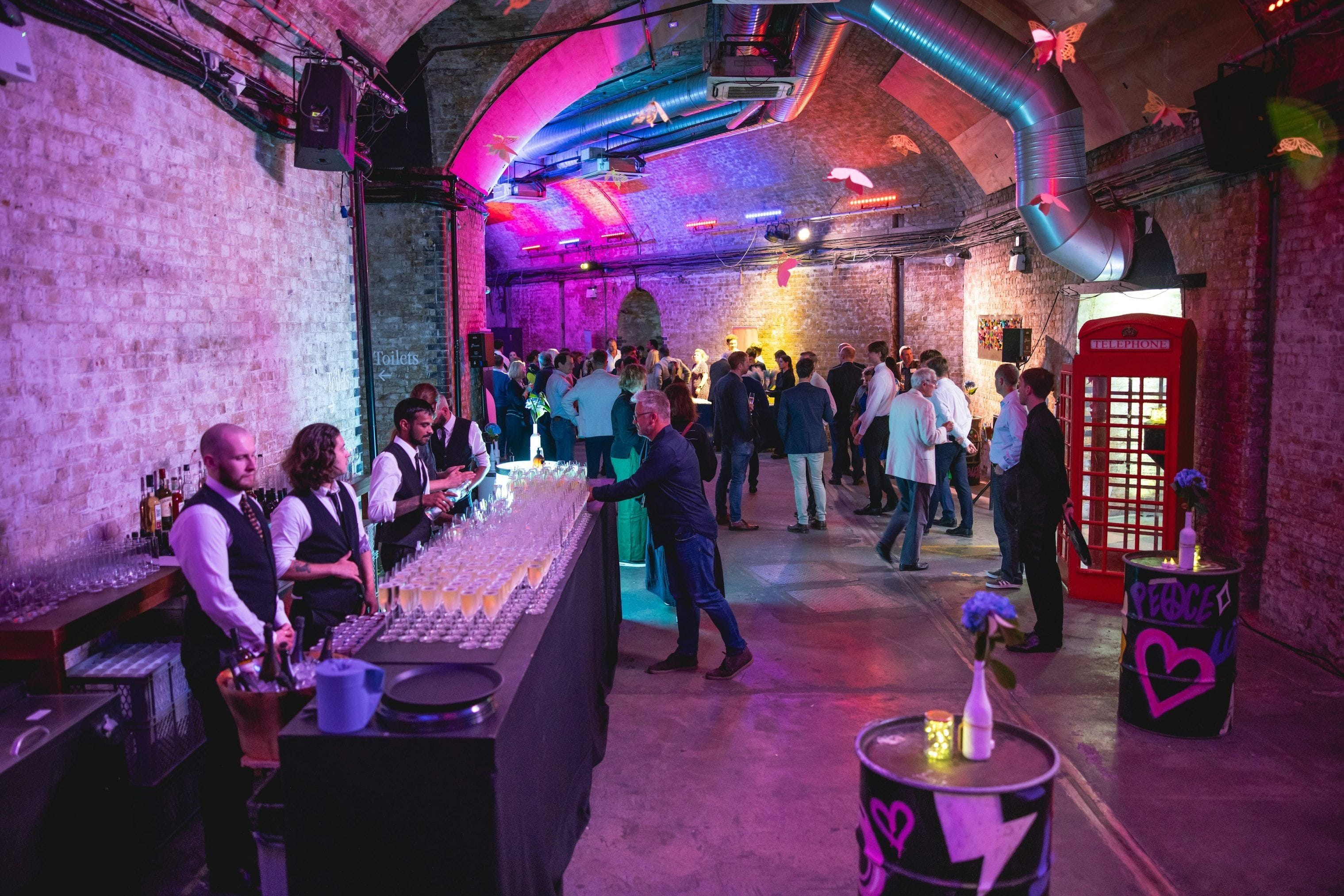 26 leake street unique xmas party london