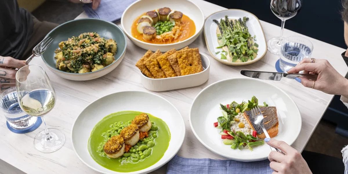 Midtown birthday dinner menu selections