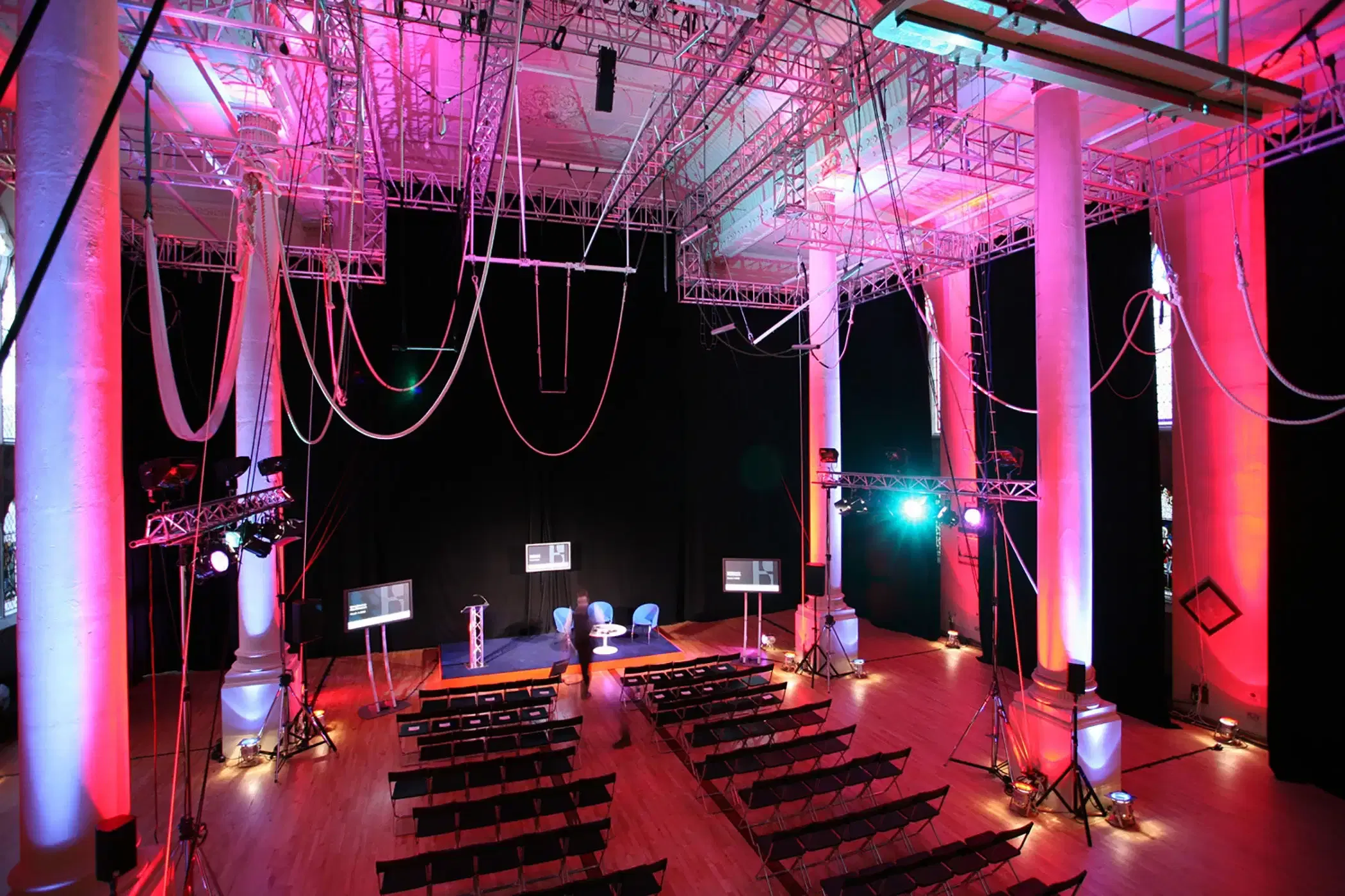 Fly high at this unique Christmas party venue – Circomedia, St. Paul’s Church  image 3