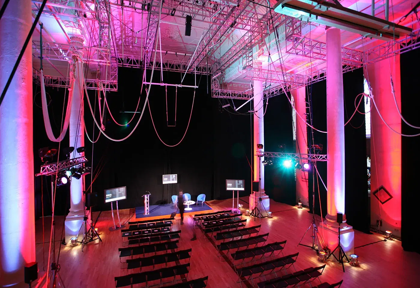 Fly high at this unique Christmas party venue – Circomedia, St. Paul’s Church image 3