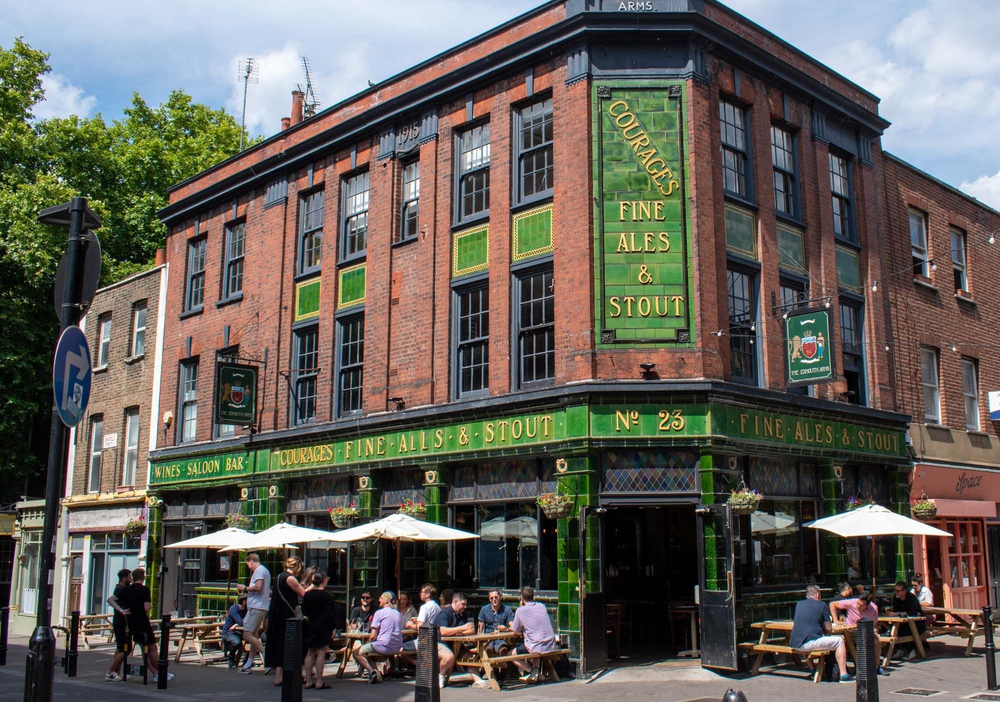 Exmouth arms farringdon pubs