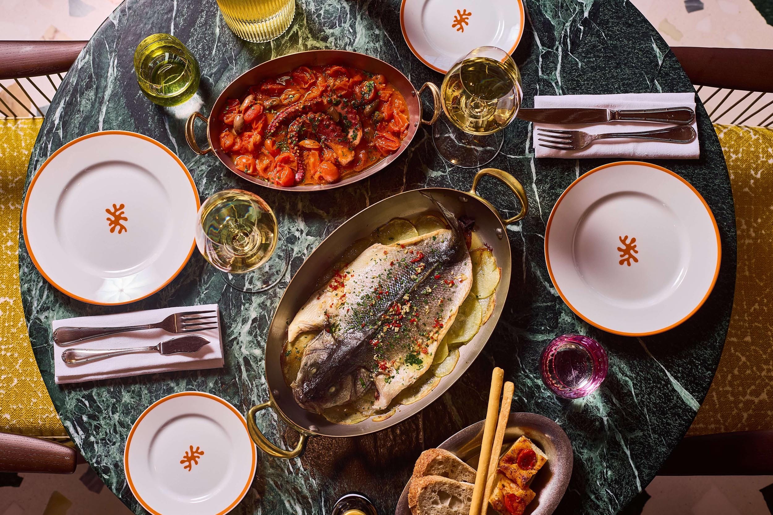 A yacht-themed private dining room for intimate dinners in Knightsbridge: The Captain's Cabin at ALBA London image 3