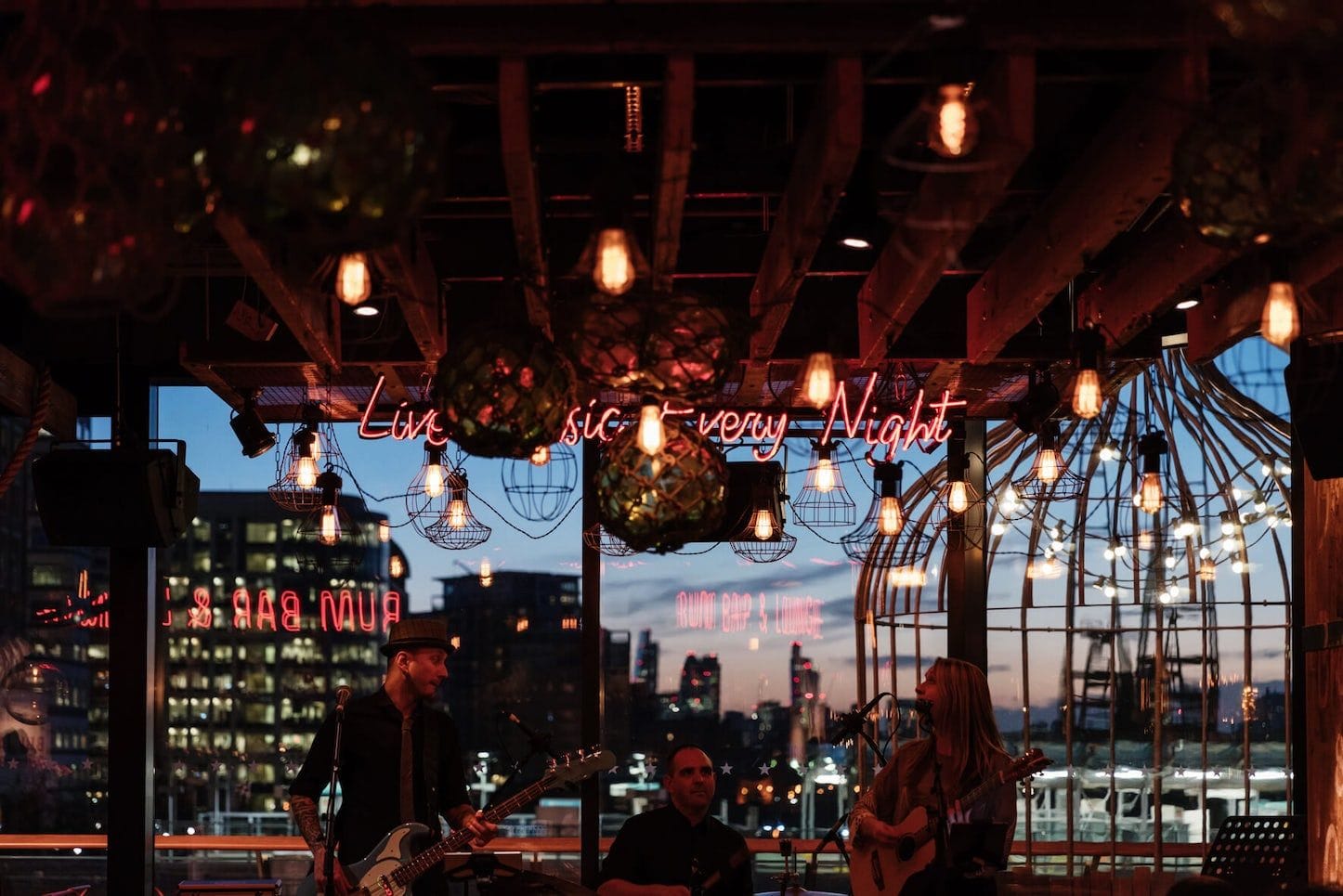 Rum Room at Big Easy Canary Wharf Canary Wharf Christmas Party