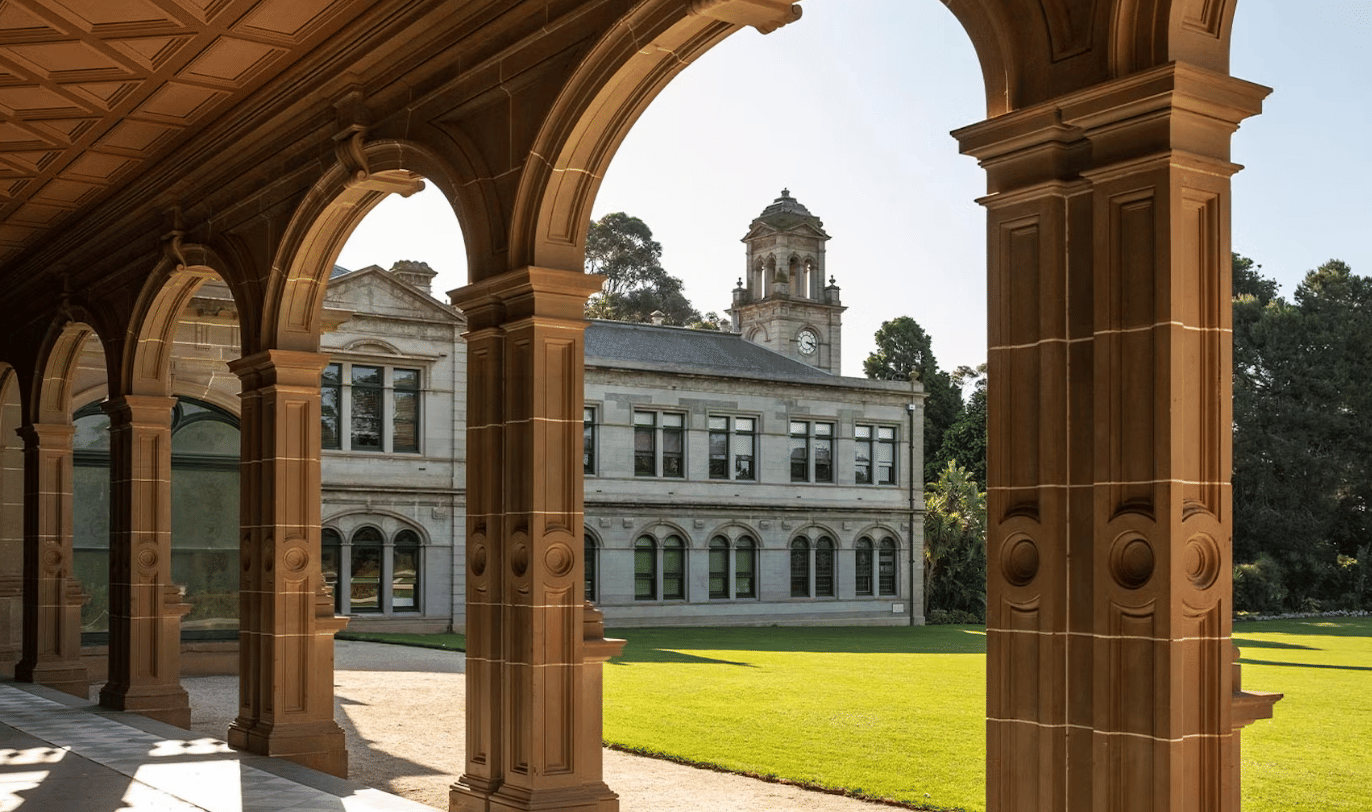 Lower Level Historic Mansion Outdoor Area, Lancemore Mansion Hotel & Spa Werribee Park image 3