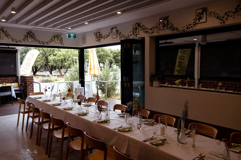 Main Area Dining Room & Front Bar, Ambra Spirits Distillery Bar & Restaurant image 3