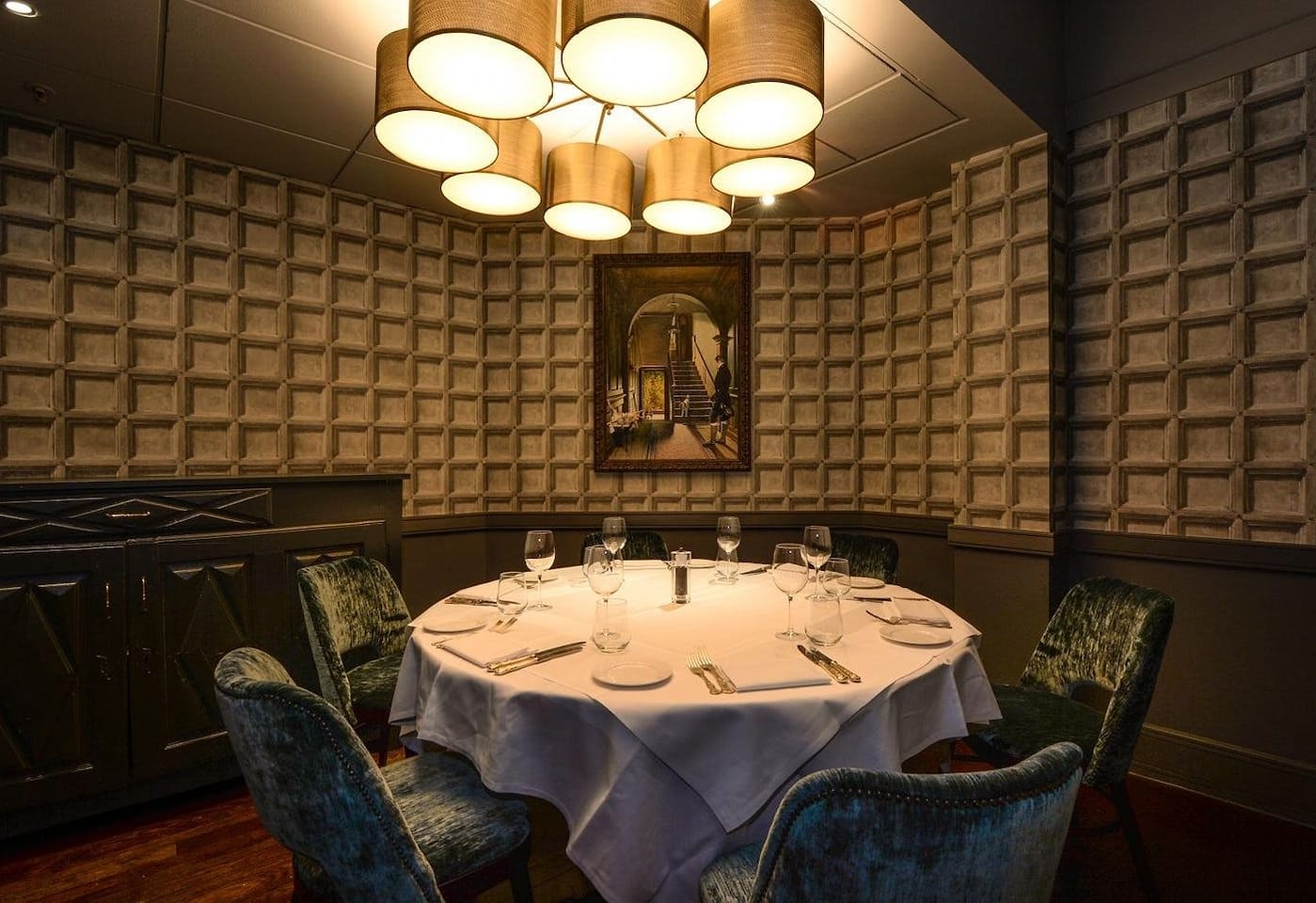 Balls Brothers Minster Court Private Dining Room London Bridge Christmas Dinner