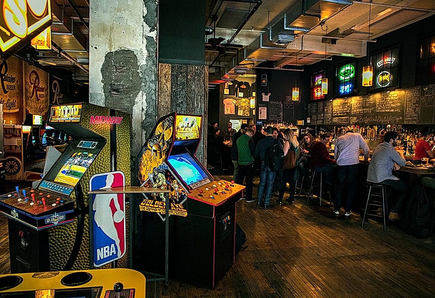 A birthday party option for vintage gaming enthusiasts in NYC: Barcade Chelsea1