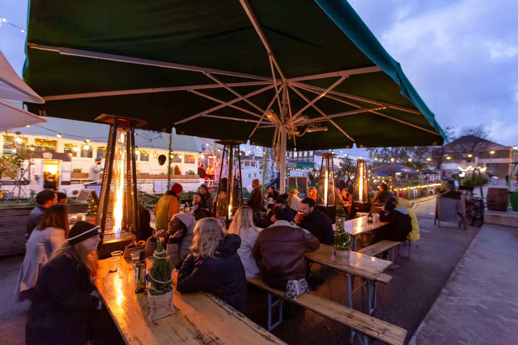 Barge east East London roofotp bar 1