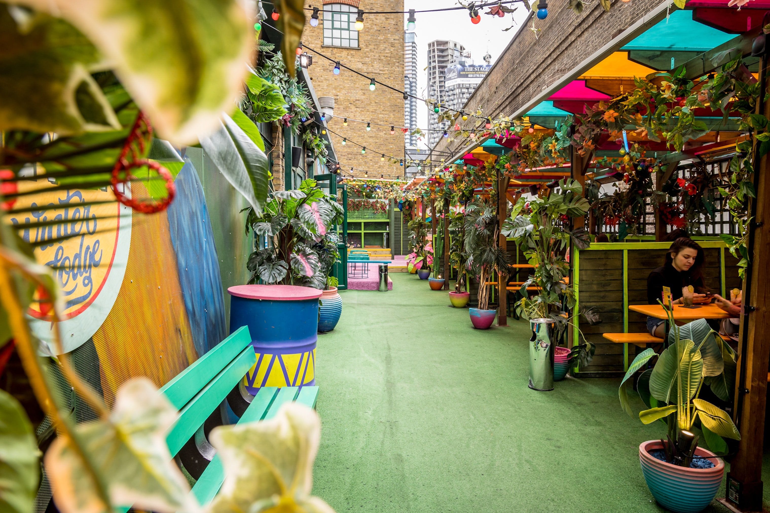 Barrio East shoreditch outdoor bar