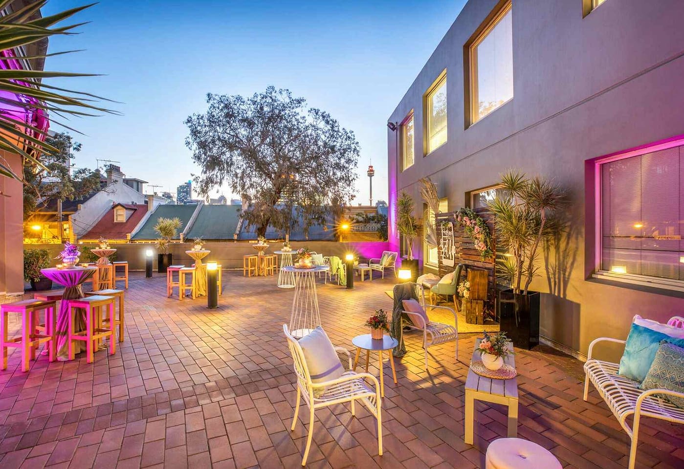 Holiday Inn Sydney Potts Point | Bluegum & Jacaranda Terrace | Venue Hire Sydney | 2