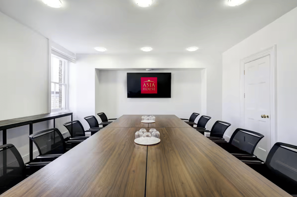 Boardroom at Asia House for private hire