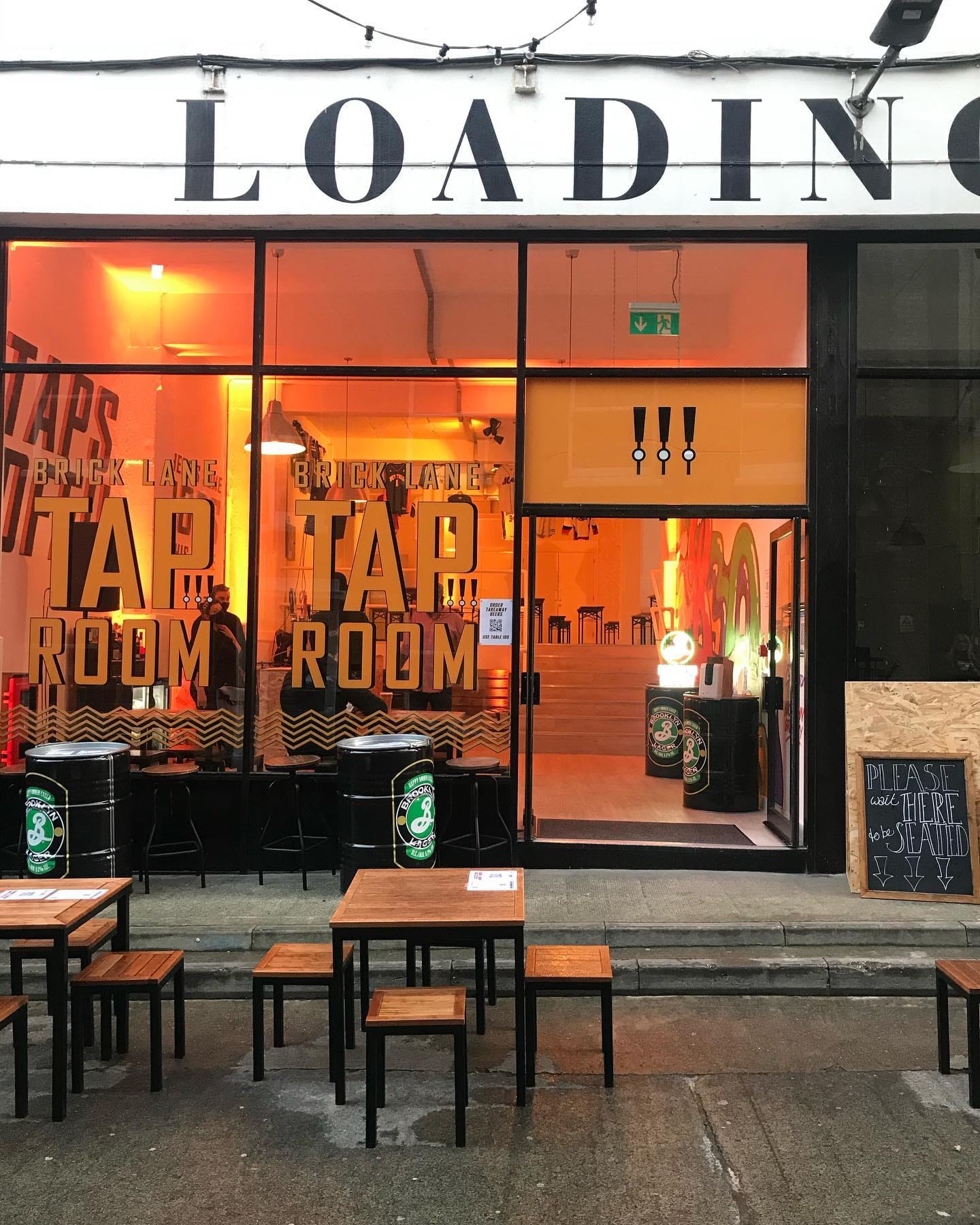 Brick Lane Tap Room shoreditch outdoor bar