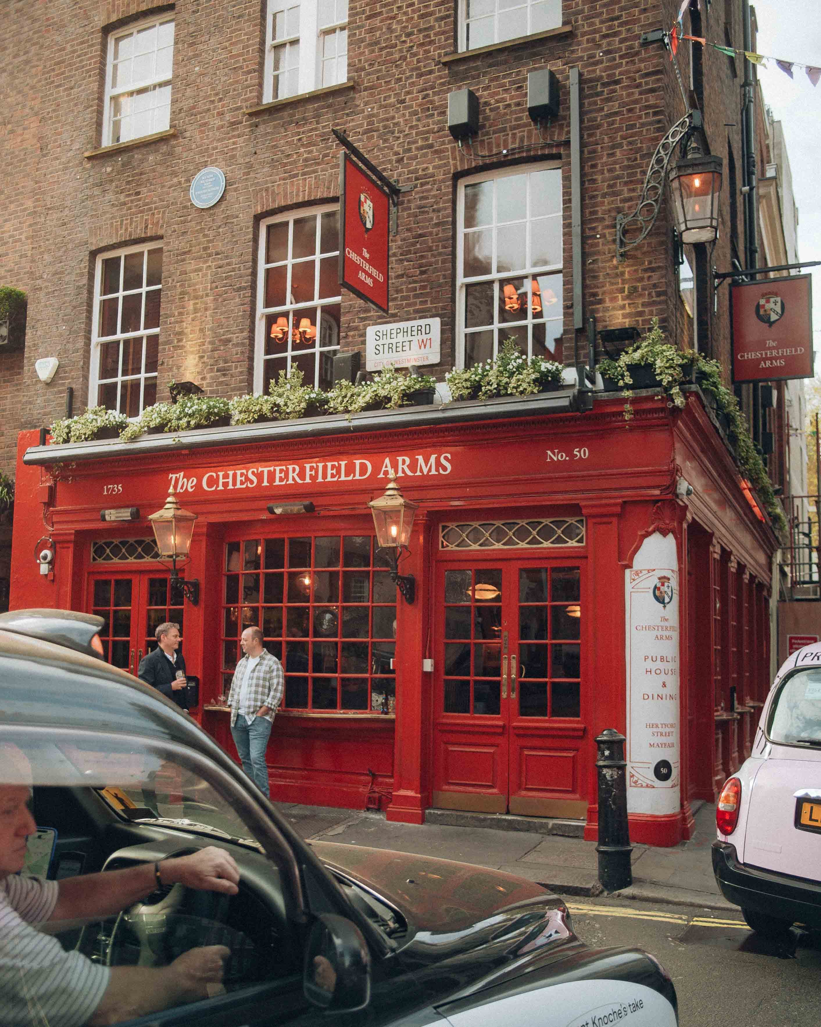 CHESTERFIELD ARMS mayfair pubs