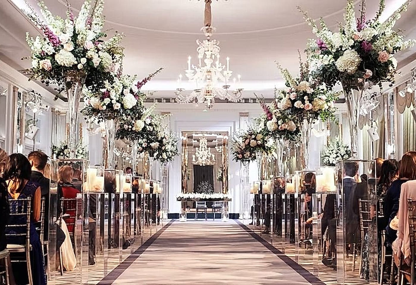 A London ballroom known for its Art Deco architectural design: Ballroom and Mirror Room, Claridge's image 3