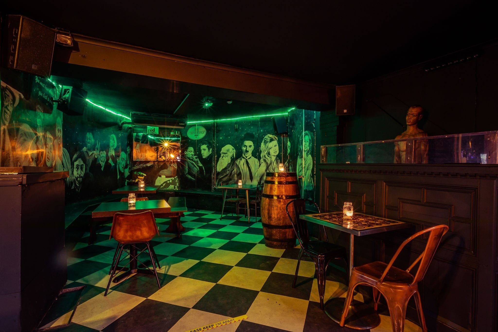 Corner shop shoreditch sports bar