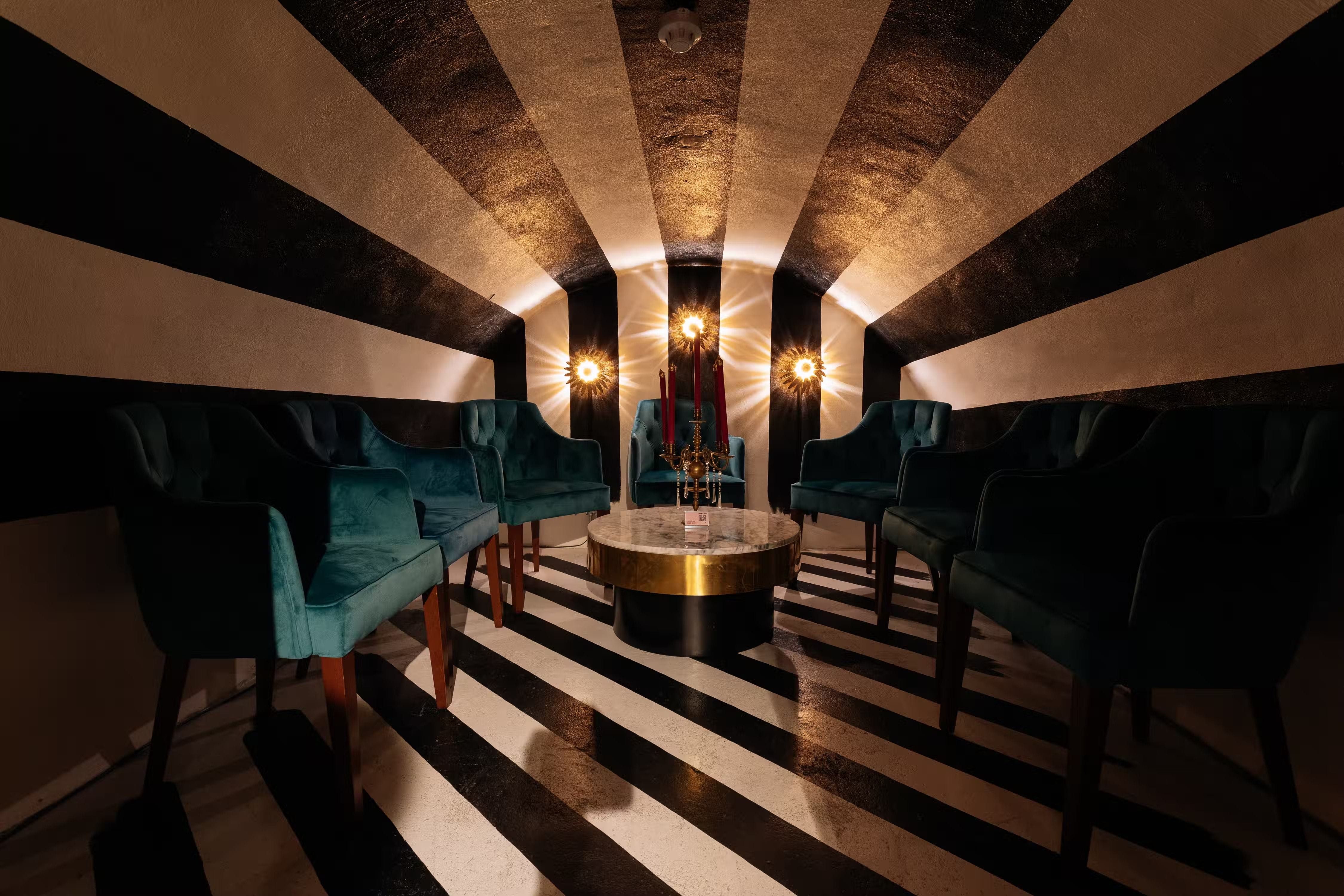 Interior photography of Mrs Riot, a cocktail bar in Covent Garden