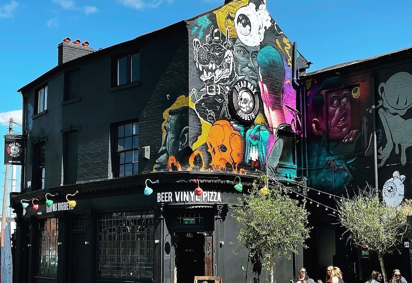 DeadWax is a Digbeth bar specialising in pizza, beer and vinyl records