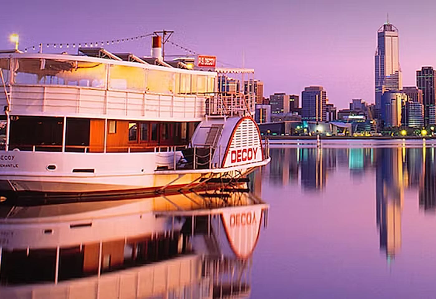 Decoy Paddleship, BlueSun2 Boat Charters | Exclusive Hire, Decoy Paddleship | Venue Hire Perth | 1