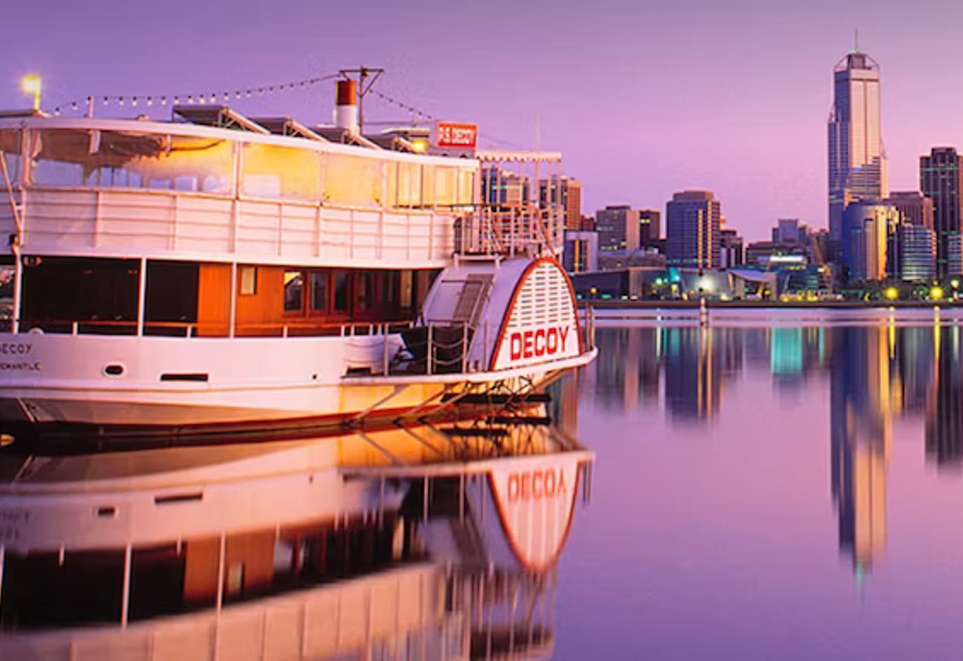 Decoy Paddleship, BlueSun2 Boat Charters | Exclusive Hire, Decoy Paddleship | Venue Hire Perth | 1