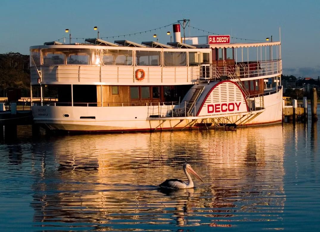 Decoy Paddleship, BlueSun2 Boat Charters | Exclusive Hire, Decoy Paddleship | Venue Hire Perth | 2