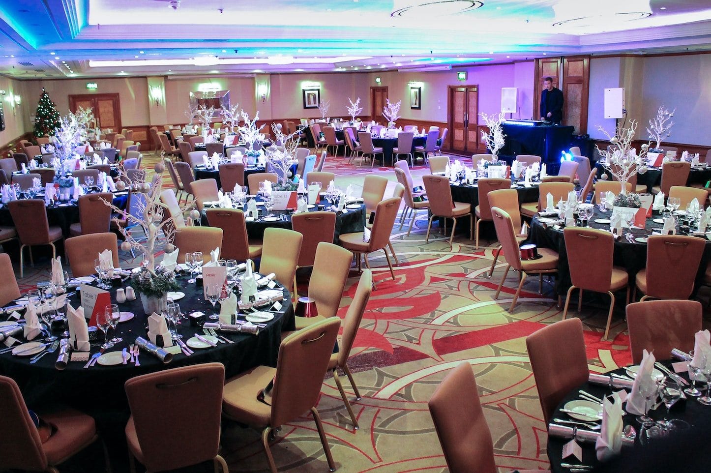 Thistle London Marble Arch Hyde Park Room Black Tie Christmas Party