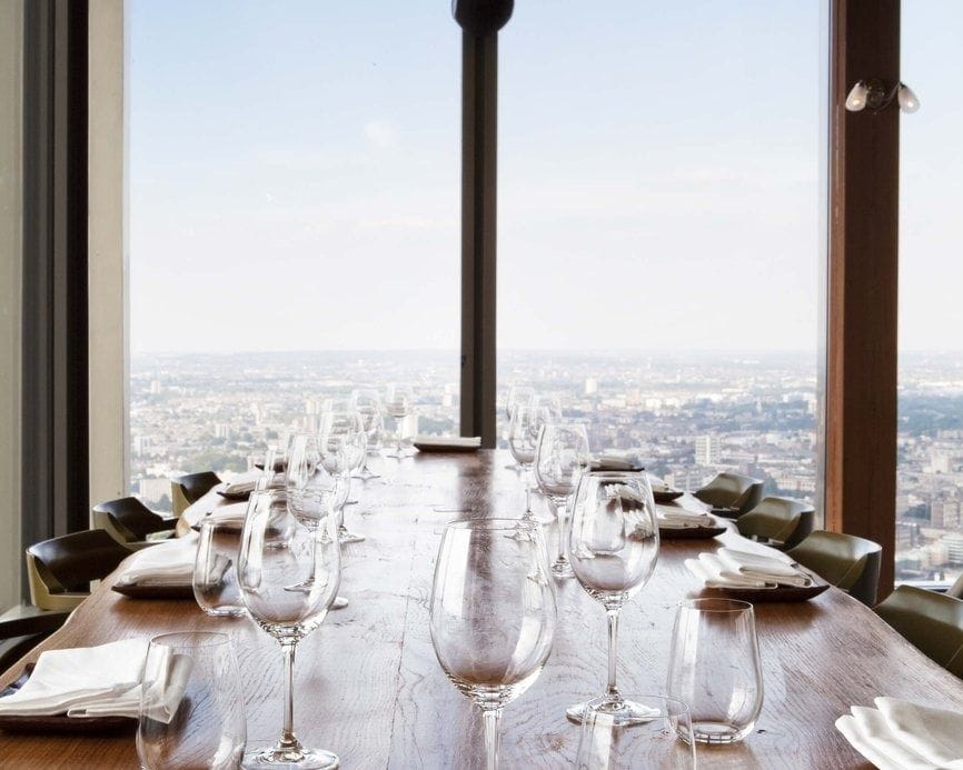 One of the highest private dining rooms with a view in London: Duck & Waffle image 2