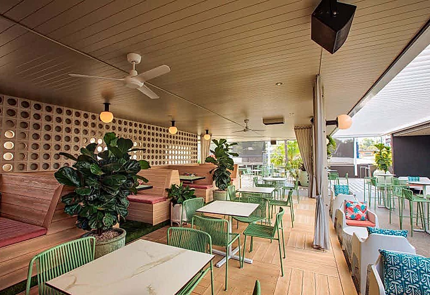 Eatons Hill Hotel | View of Covered Seating | Venue Hire Brisbane | 3