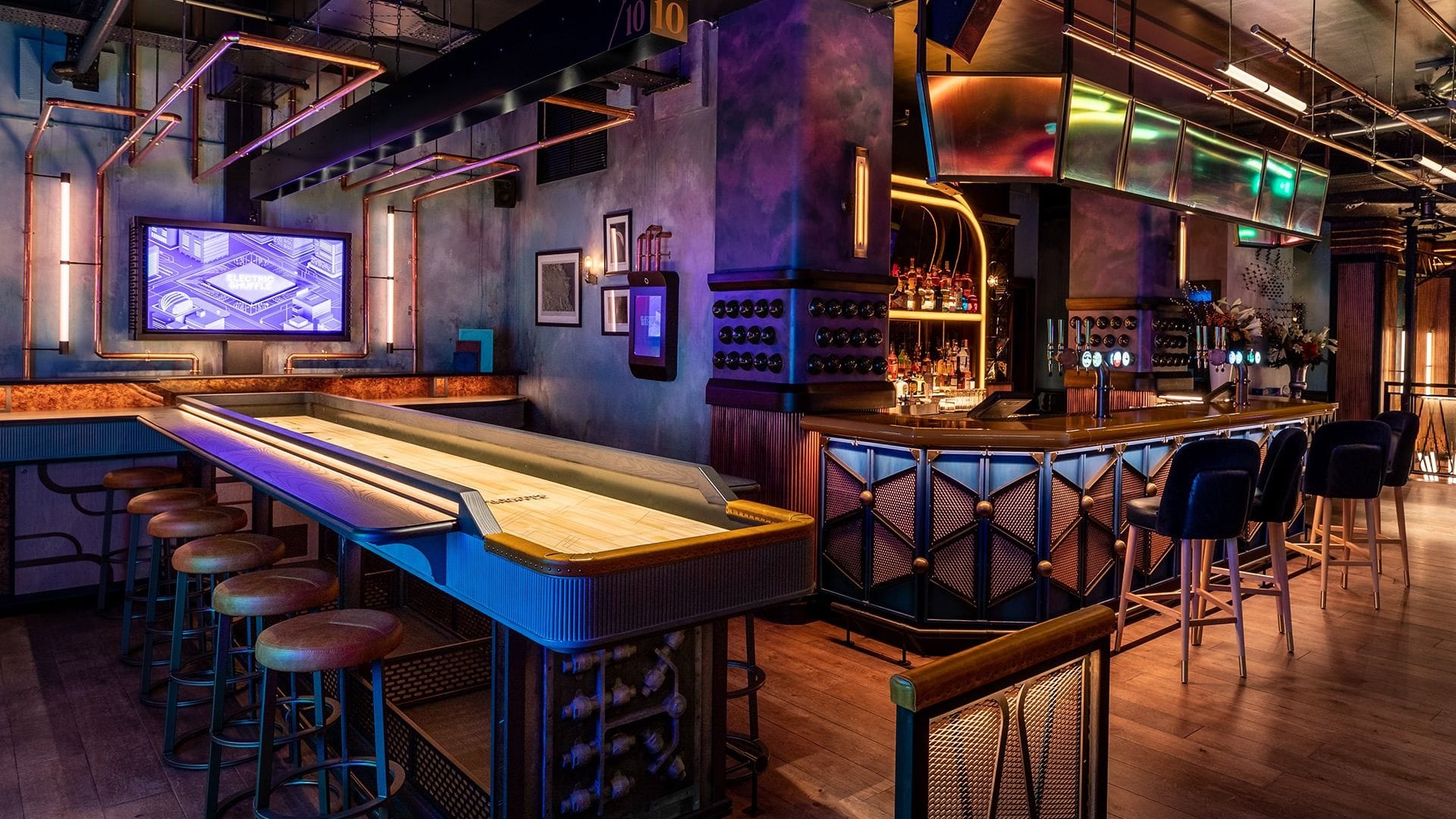 Electric Shuffle Canary Wharf