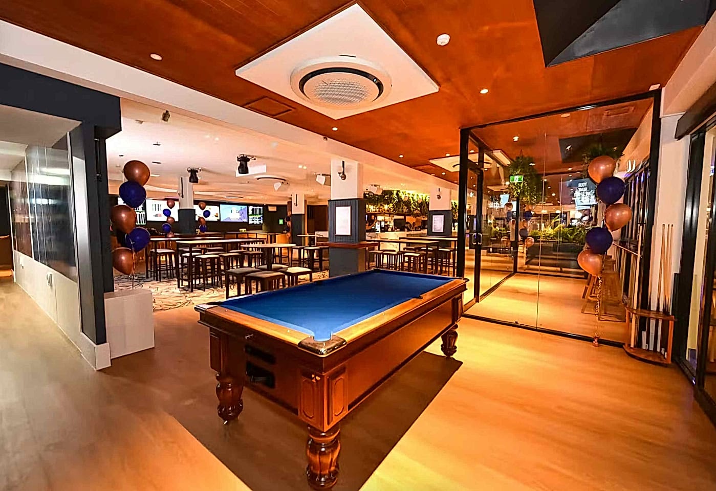 The Cavill Hotel | View of Billiards Table and Seating | Venue Hire Gold Coast | 3