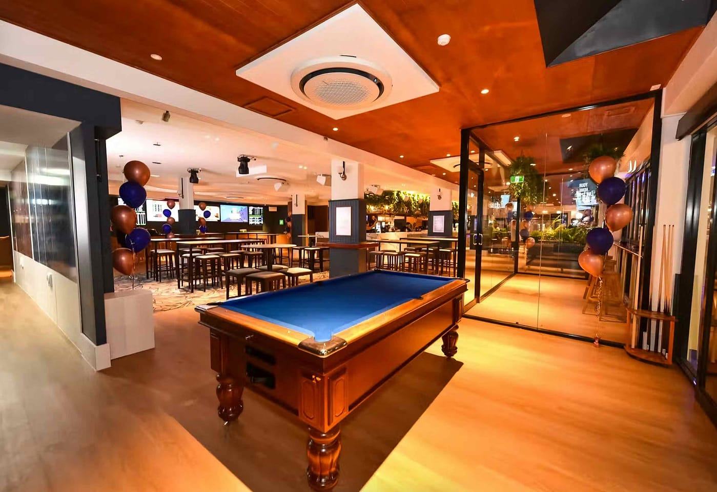The Cavill Hotel | View of Billiards Table and Seating | Venue Hire Gold Coast | 3