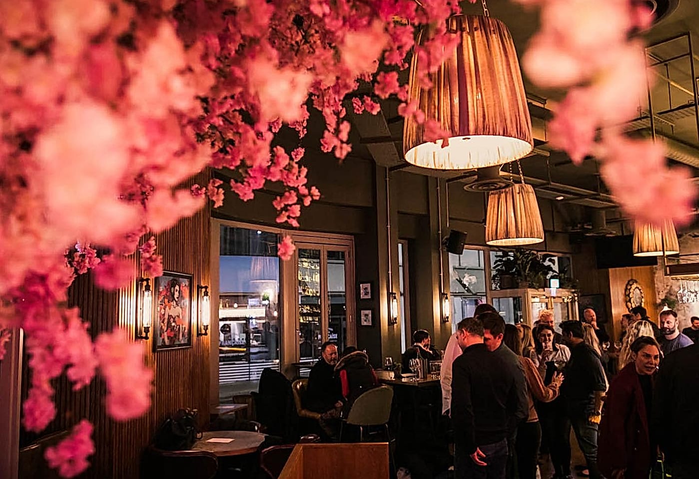 The bar at Fleets, in St Paul's London