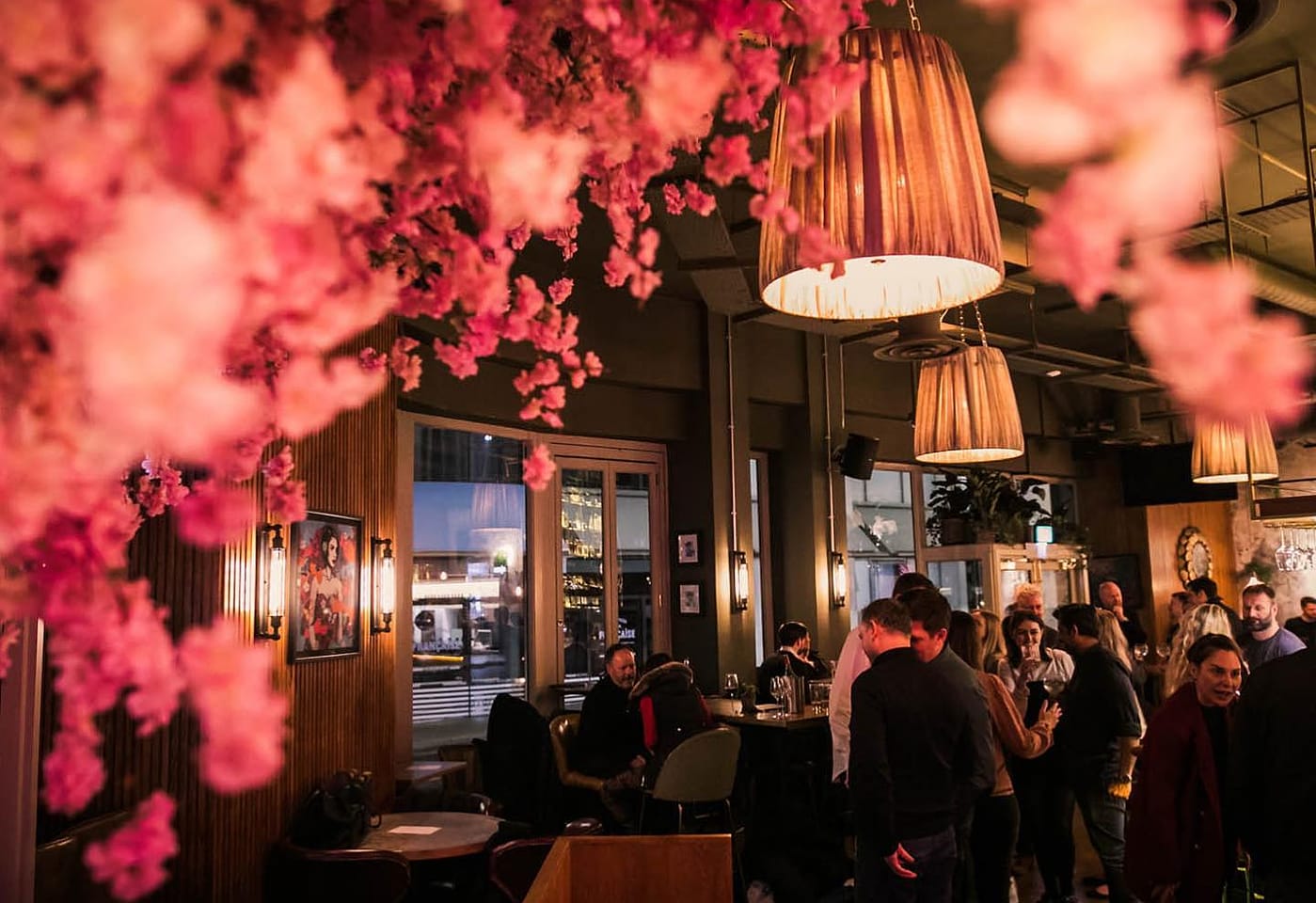 The bar at Fleets, in St Paul's London