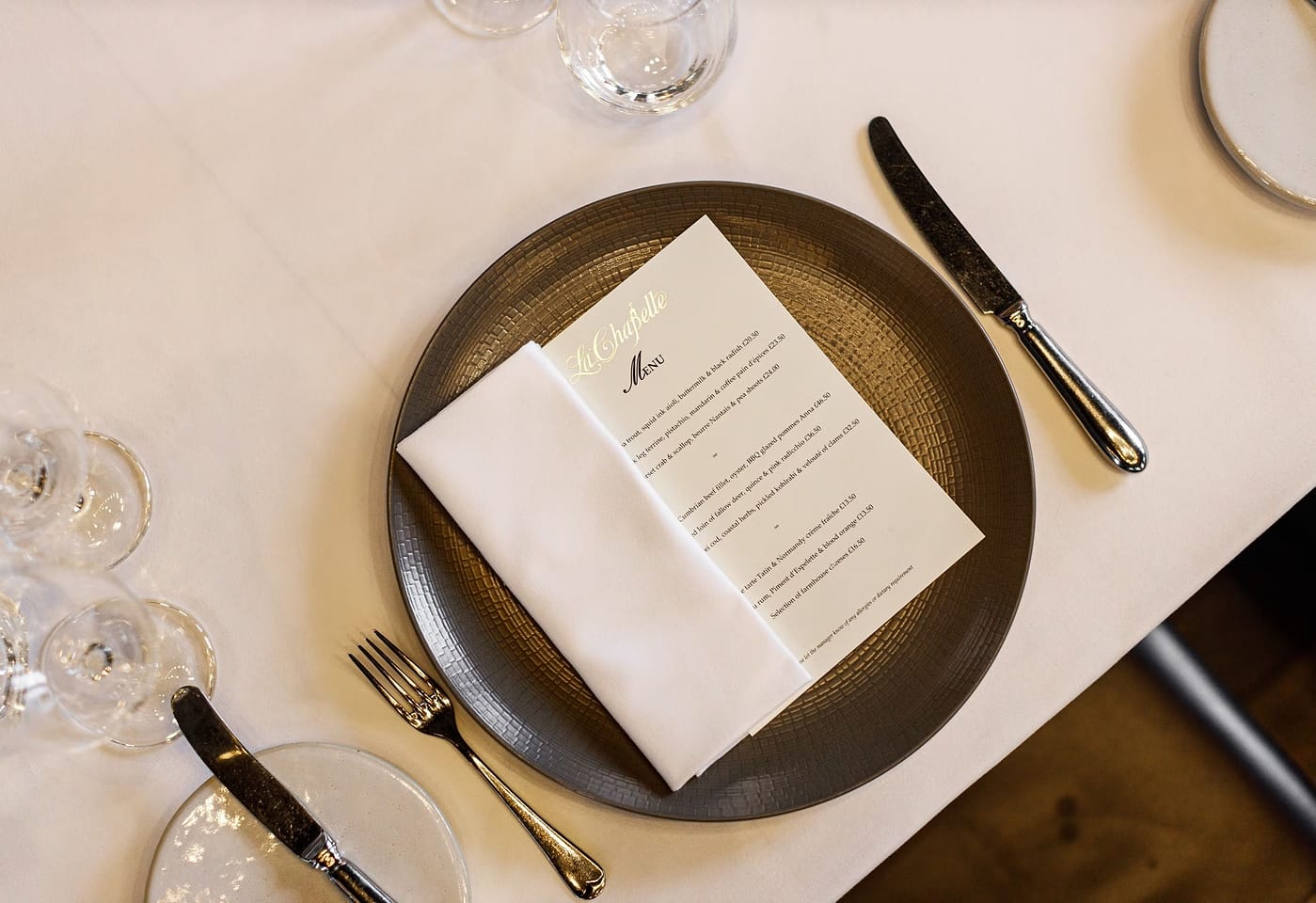 Galvin la chapelle london restaurant hire 3