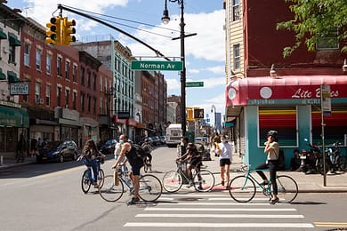 Greenpoint street NYC Brand Hero