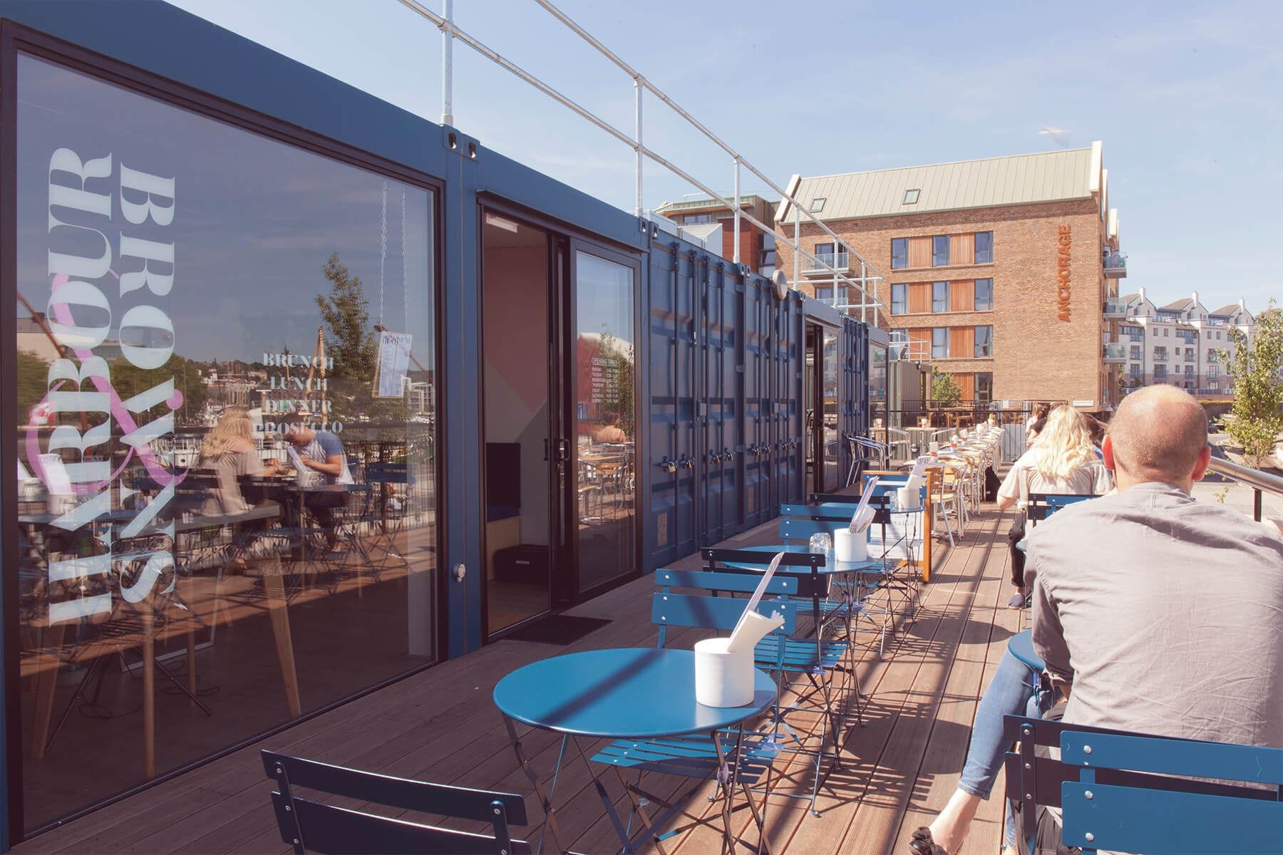 Rooftop dining at a Bristol restaurant