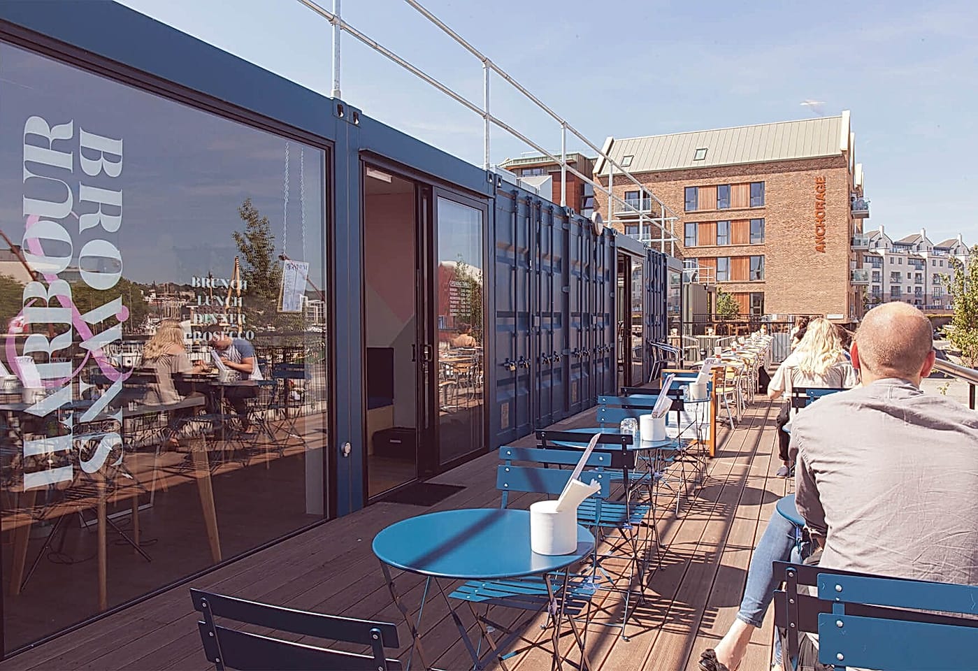 Rooftop dining at a Bristol restaurant