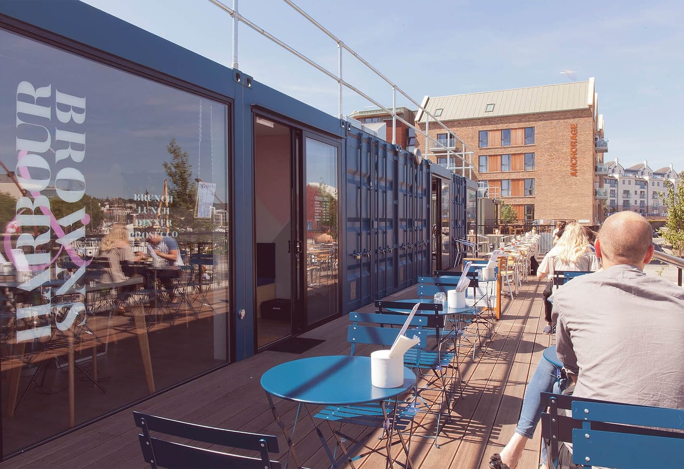 Rooftop dining at a Bristol restaurant
