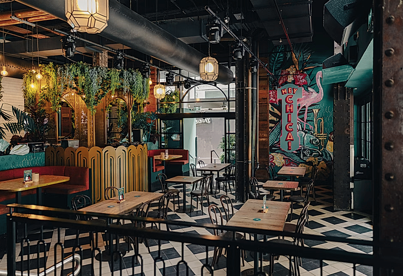 Hey Chica! | View of Indoor Seating | Venue Hire Brisbane | 1