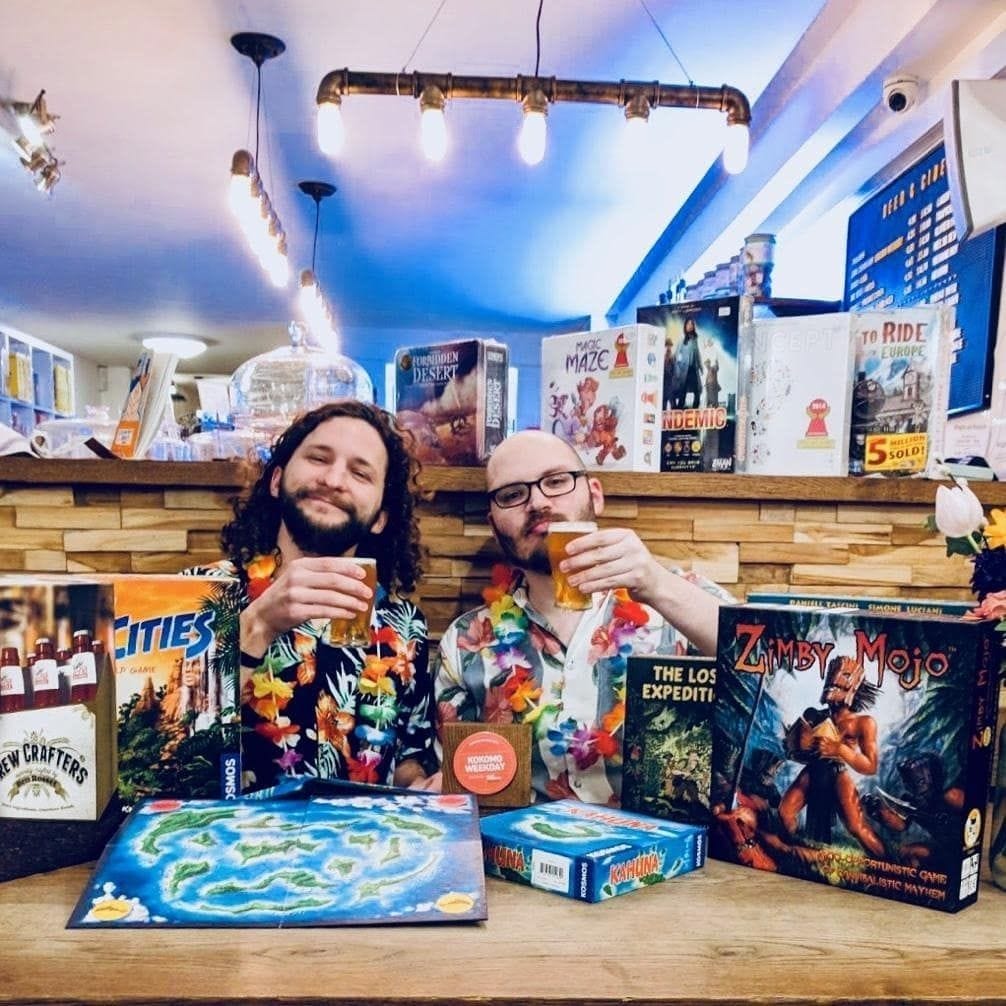 The Digbeth bar with all the board games, Chance and Counters