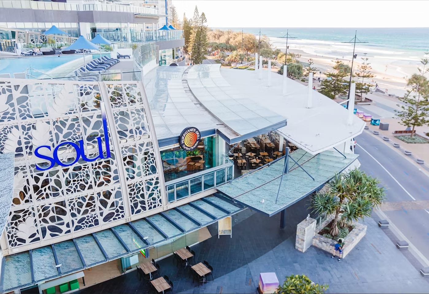 Hurricane's Grill & Bar | Aerial View of Hurricane's Grill & Bar | Venue Hire Gold Coast | 1