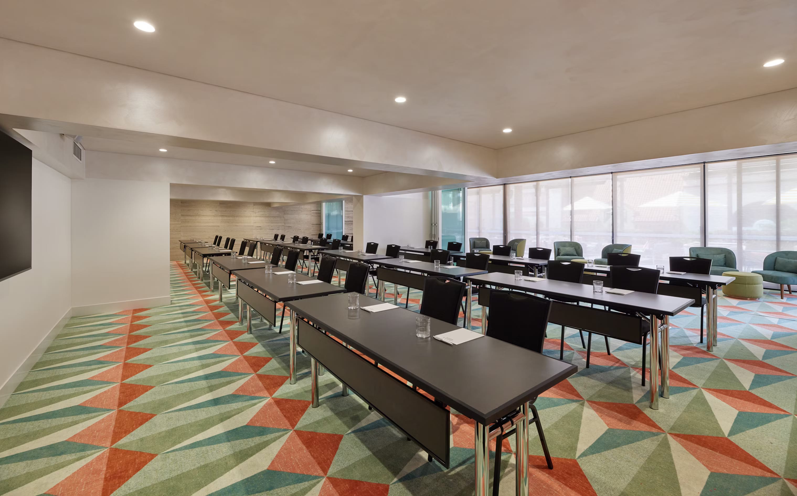 Hyatt Regency Brisbane | View of Hibiscus Events Room With Alternate Seating | Venue Hire Brisbane | 3