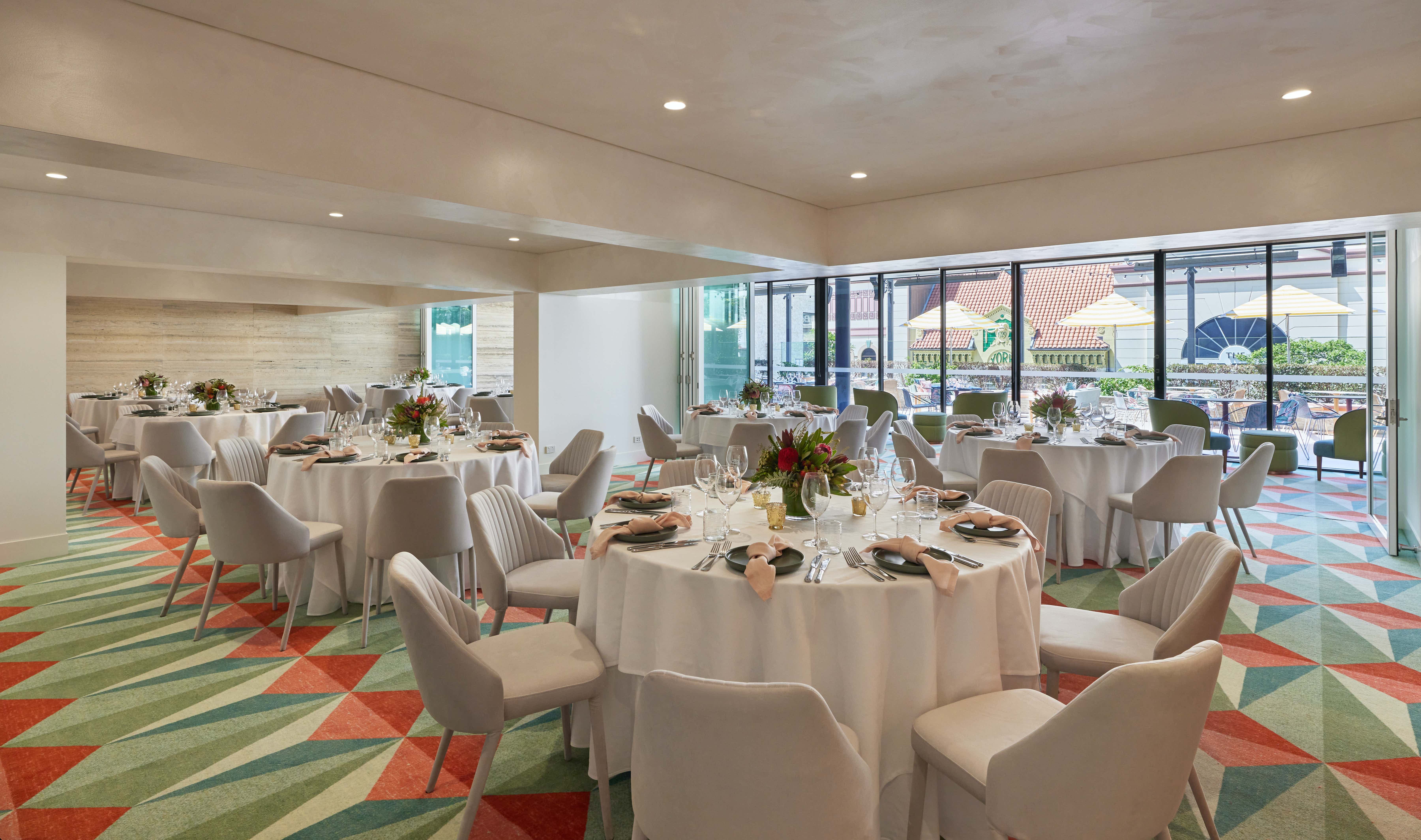 Hyatt Regency Brisbane | View of Hibiscus Events Room With Alternate Seating | Venue Hire Brisbane | 2