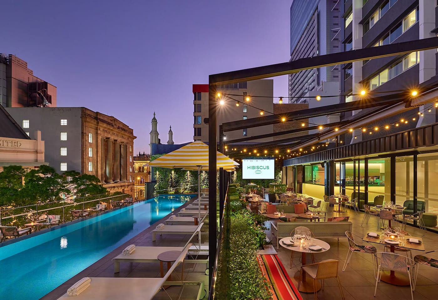 Hyatt Regency Brisbane | View of Hibiscus Terrace | Venue Hire Brisbane | 1
