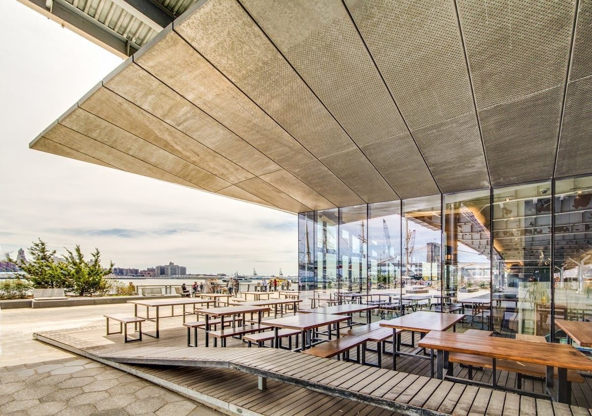 A large waterfront venue to rent for private parties: Industry Kitchen1