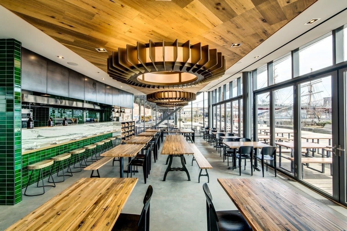 A large waterfront venue to rent for private parties: Industry Kitchen image 3