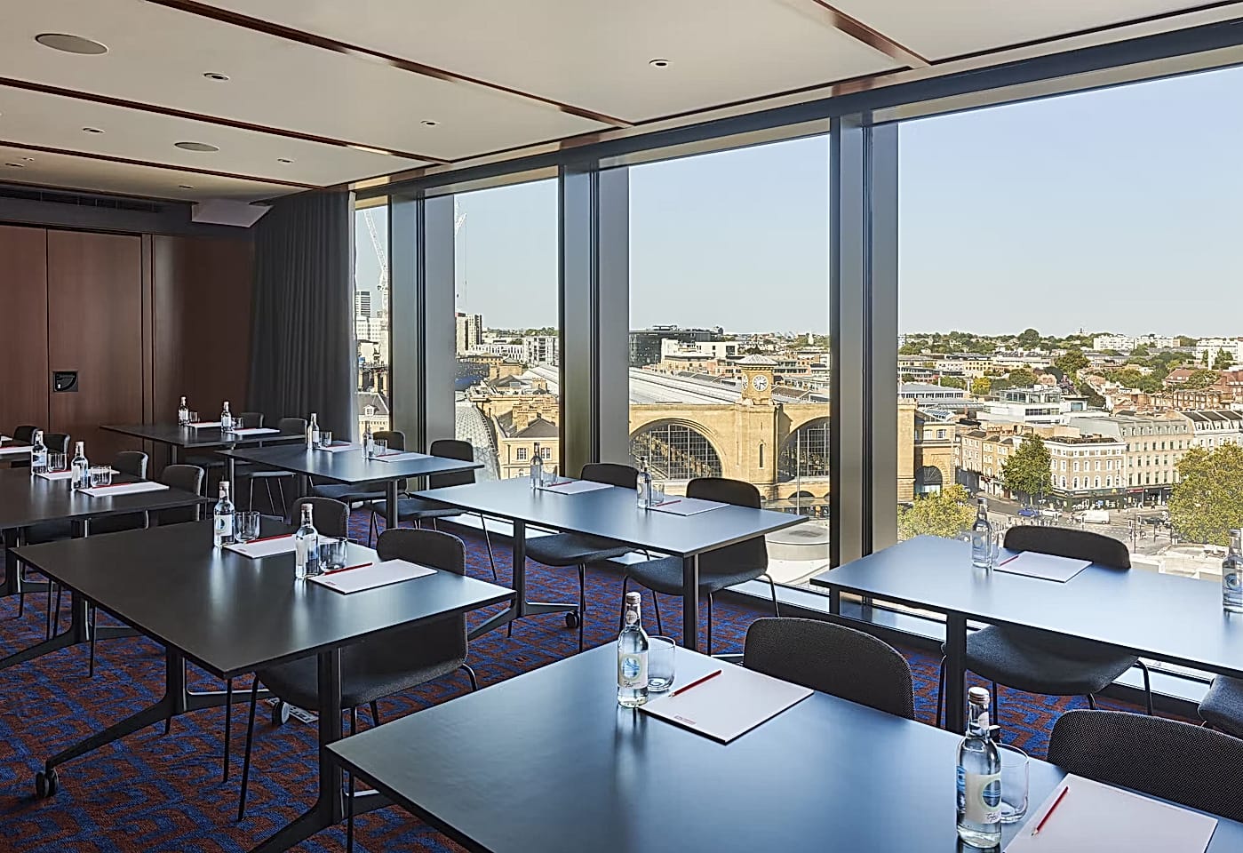 Classroom style seating in this Kings Cross meeting room