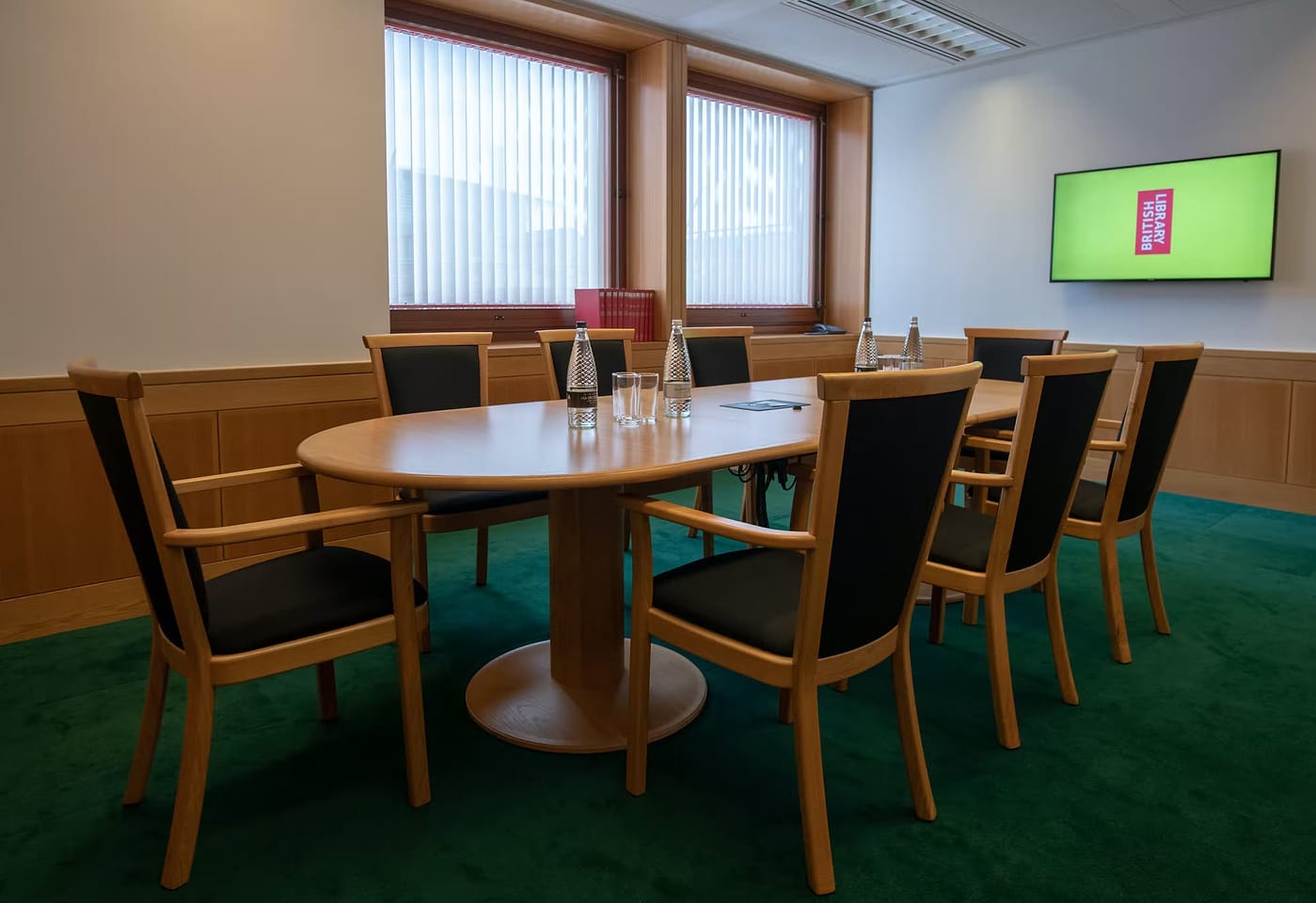Meeting room in the British Library, London